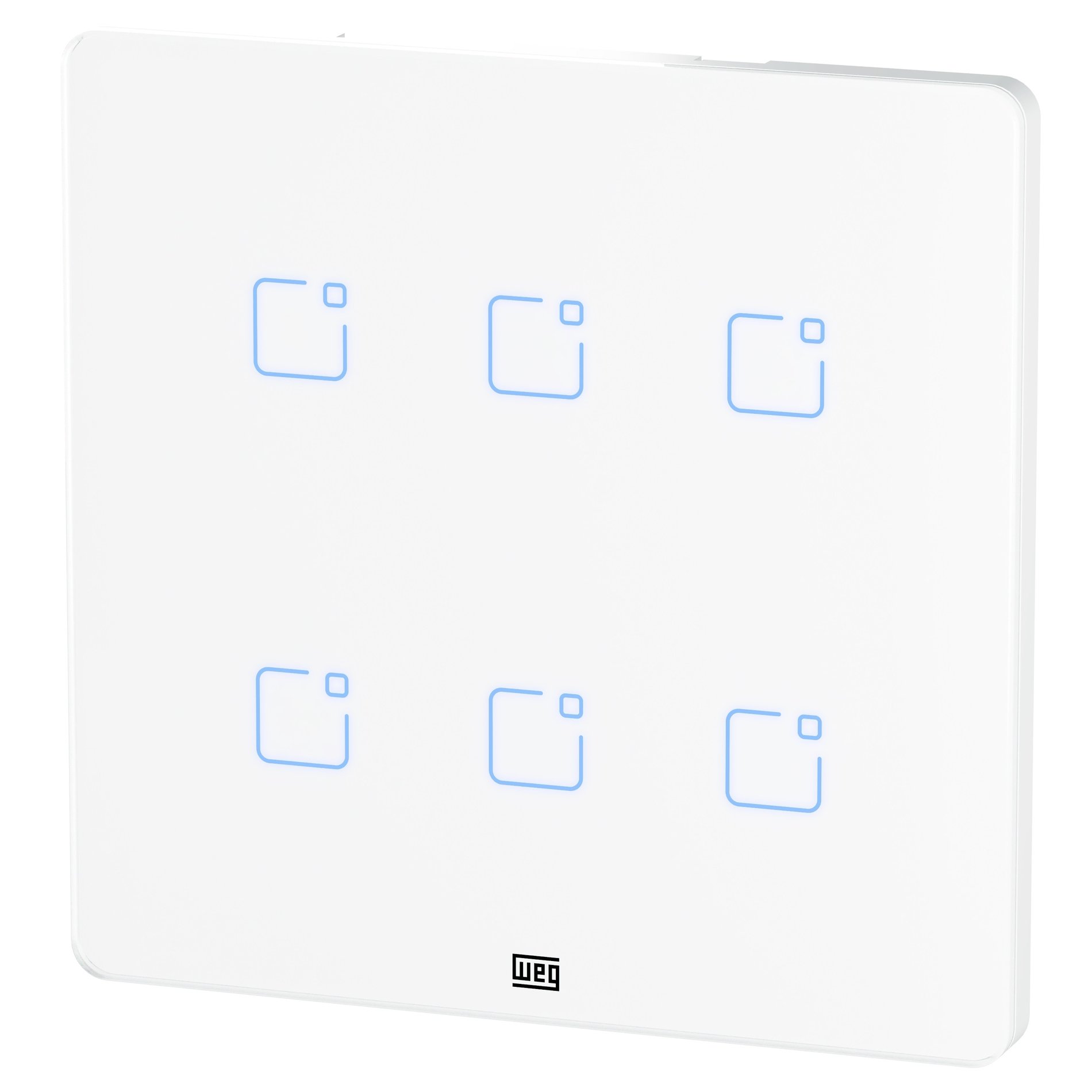 Interruptor Touch 6 Botoes WI-FI + RF Branco - Orangetek